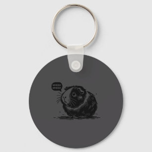 Cute Guinea G Wheek Wheek Sounds Guinea G Lover Fu Keychain
