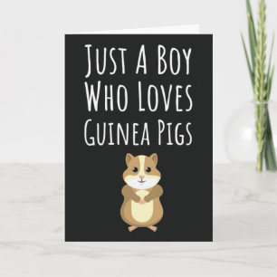 Cute Guinea Pig Cards For Baby Boys Kids Pet Lover