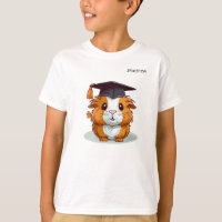 Cute Guinea Pig Cartoon Personalized Graduation