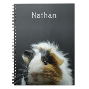 Cute Guinea Pig Chalkboard Personalised Notebook