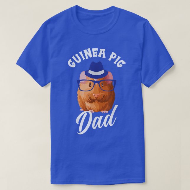Cute Guinea Pig Dad T-Shirt (Design Front)