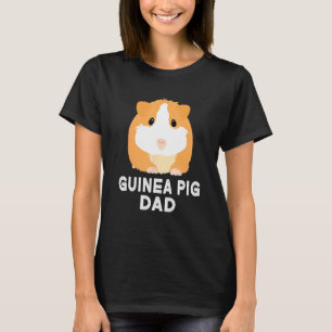 Cute Guinea Pig Design For Dad Men Cavy Guinea Pig T-Shirt