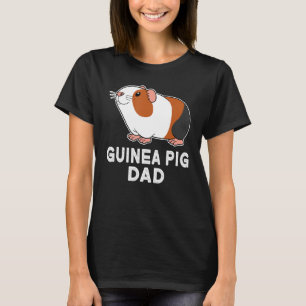 Cute Guinea Pig Design For Dad Men Cavy Guinea Pig T-Shirt