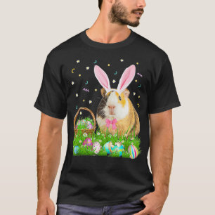 Cute Guinea Pig Easter Day Bunny Egg  Mens Kids T-Shirt
