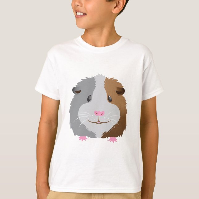 cute guinea pig face T-Shirt (Front)