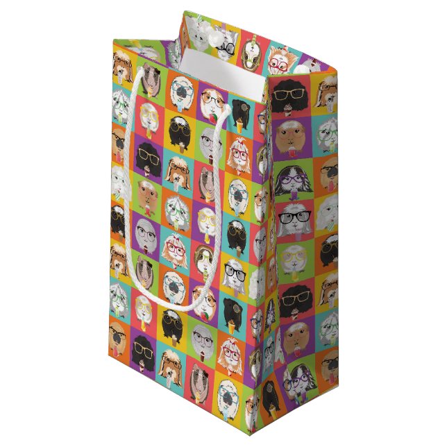 Cute Guinea Pig Gift Bag (Front Angled)