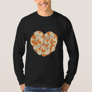 Cute Guinea Pig Heart Furry Potato 1 T-Shirt