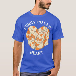 Cute Guinea Pig Heart Furry Potato Lover752 T-Shirt