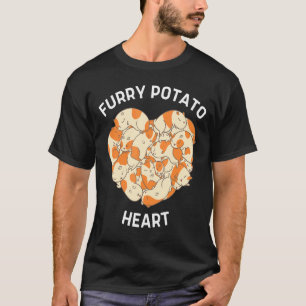 Cute Guinea Pig Heart Furry Potato T-Shirt