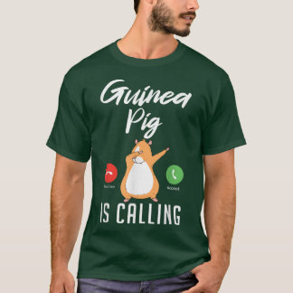Cute Guinea Pig Is Calling 787 T-Shirt