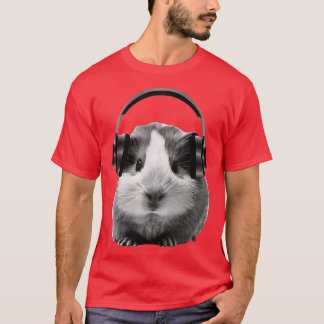 Cute Guinea Pig Listening To Dubstep T-Shirt