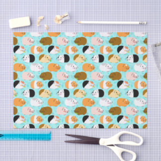 Cute Guinea Pig Pattern Tissue Paper