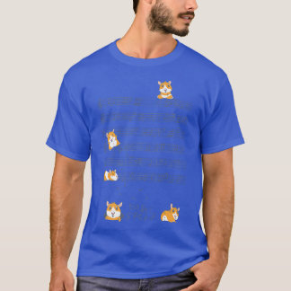 Cute Guinea Pig Playing Music Note Clef Musician A T-Shirt
