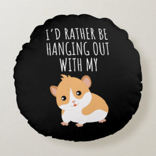 Cute Guinea Pig Round Pillow