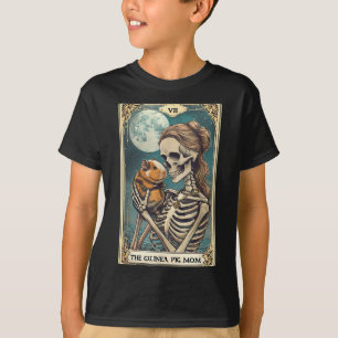 Cute guinea pig skeleton mom tarot card owner petC T-Shirt
