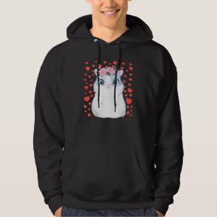 Cute Guinea Pig Valentine S Day Red Heart S Guinea Hoodie