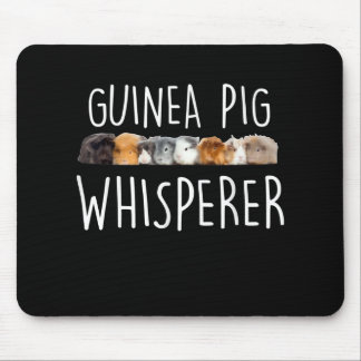 Cute Guinea Pig Whisperer Animal Lover Gift Mouse Pad