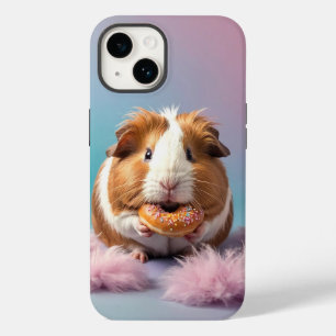 Cute Guinea Pig With Doughnut Pastel Gradient  Case-Mate iPhone 14 Case