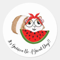 cute guinea pig with quote