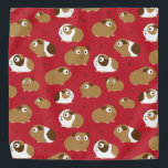 Cute Guinea Pigs Bandana<br><div class="desc">Cute guinea pigs.</div>