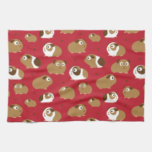 Cute Guinea Pigs Kitchen Towel