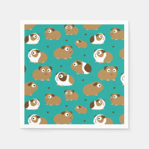 Cute Guinea Pigs Napkins