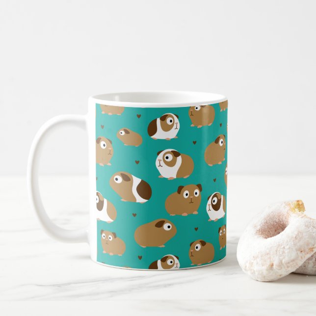 Cute Guinée Pigs Mug (Avec donut)