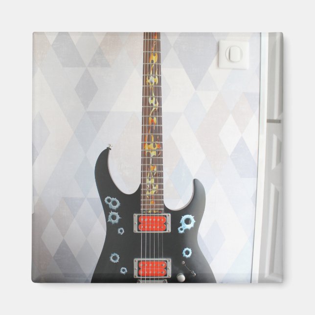 Cute Guitar Magnet (Front)