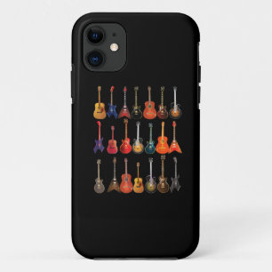 Cute Guitar Rock And Roll Musical Instruments Gift iPhone 11 Case