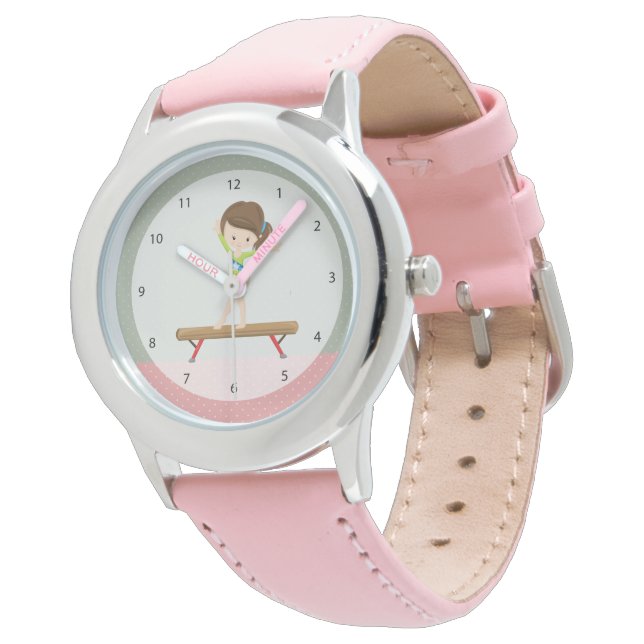 Cute gymnastics girl watch (Angled)