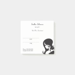 Cute Hairdresser Appointment Post-it® Notes