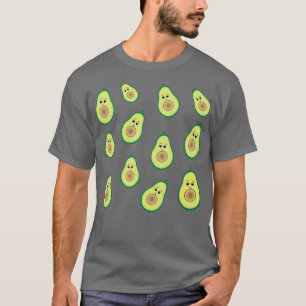 Cute Half Avocado Pattern Classic TShirt