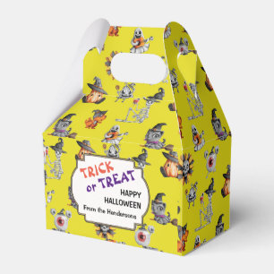 Cute Halloween all-over design custom Favor Box