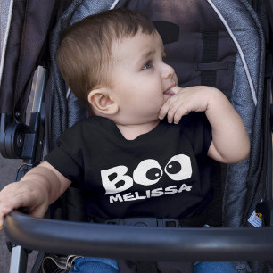 Cute Halloween Baby Boo Personalized Toddler T-shirt