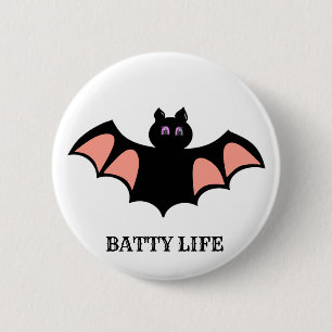 Cute Halloween Bat 2 Inch Round Button