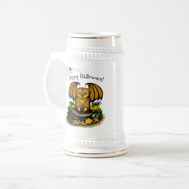  Cute Halloween Bat Beer Stein (Front Left)