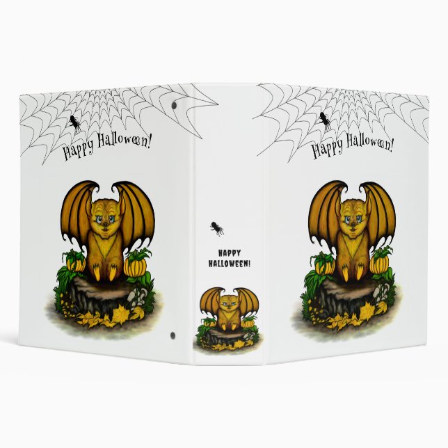 Cute Halloween Bat Binder (Background)
