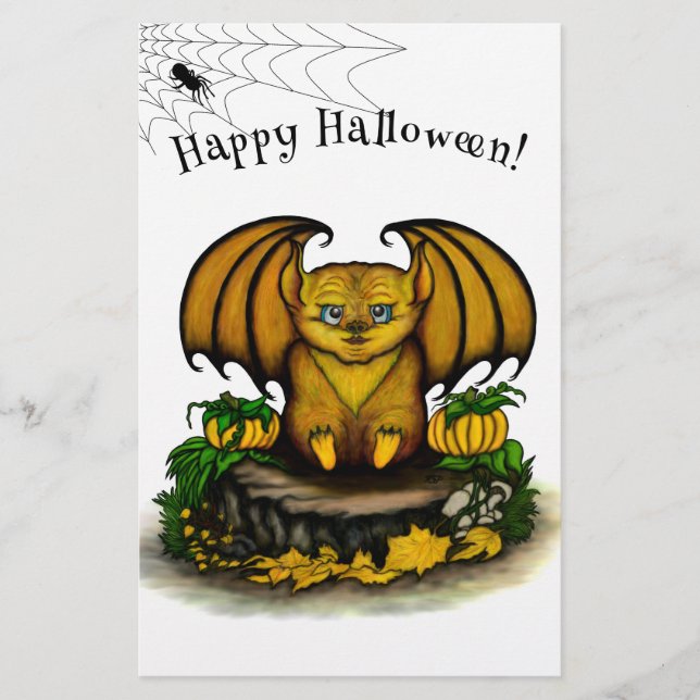  Cute Halloween Bat Flyer (Front)
