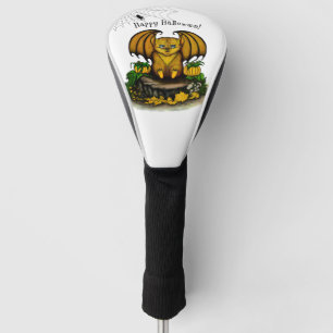  Cute Halloween Bat Golf Head Cover