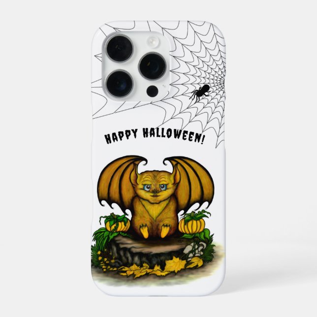 Cute Halloween Bat iPhone Case (Back)