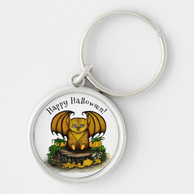  Cute Halloween Bat Keychain (Front)