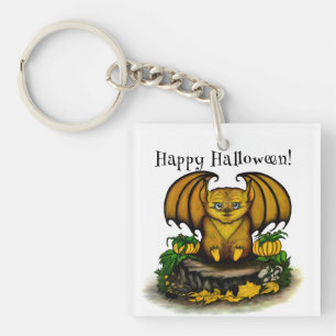 Cute Halloween Bat Keychain