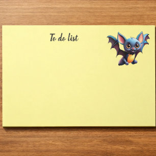 Cute Halloween Bat Notepad