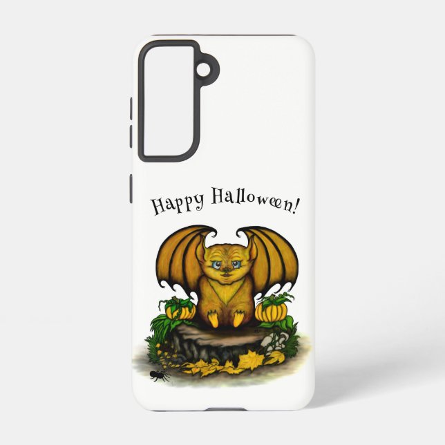  Cute Halloween Bat Samsung Galaxy S21 Case (Back)