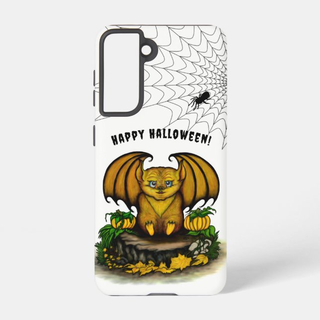 Cute Halloween Bat Samsung Galaxy S21 Case (Back)