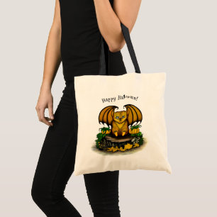 Cute Halloween Bat Tote Bag
