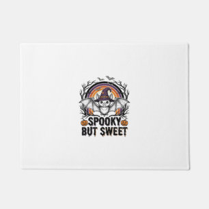 Cute Halloween Bat Vintage Engraving Spooky Shirt Doormat