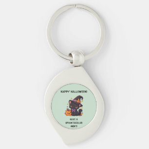Cute Halloween Black Cat 🎃🖤 Keychain