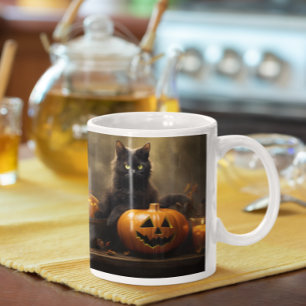 Cute Halloween Black Cats 12 Mug