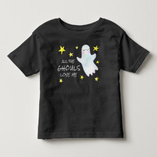 Cute Halloween Boys   All the Ghouls Love Me Toddler T-shirt